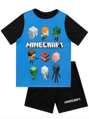 Character Black Blue Top and Shorts Set - Image 1 of 9