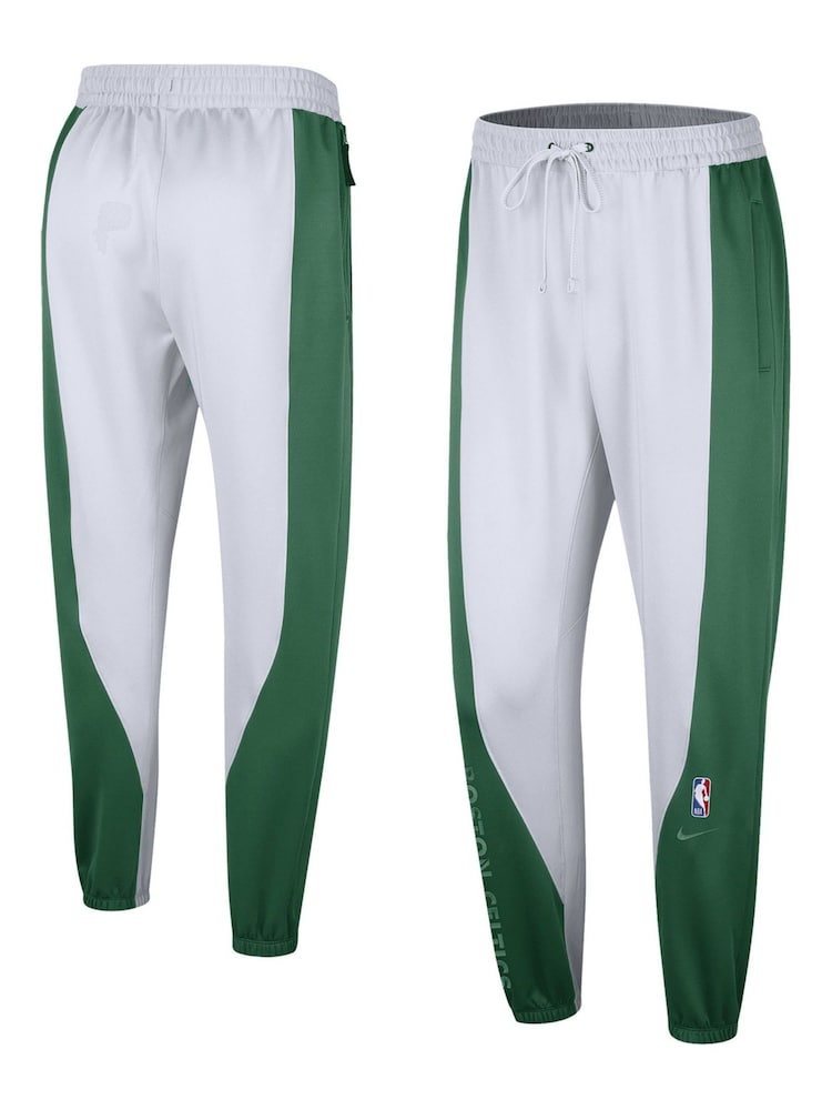 Fanatics NBA Boston Celtics Thermaflex White Joggers - Image 1 of 4