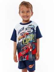 Character Dark blue Blase and The Monster Machines Short Pyjamas - Image 7 of 9
