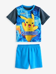 Character Sky Blue Top and Shorts Set - Image 1 of 8
