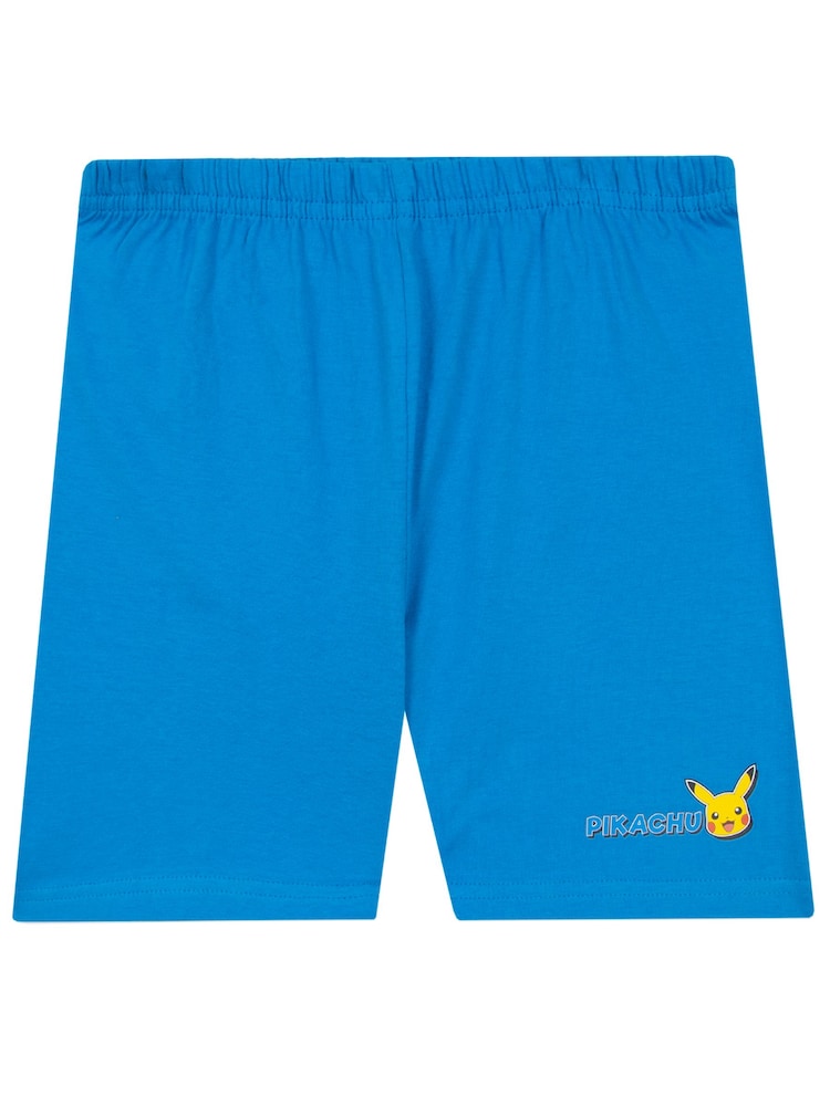 Pokemon Sky Blue Character Sky Blue Pokemon Short Pyjamas - Image 4 of 8