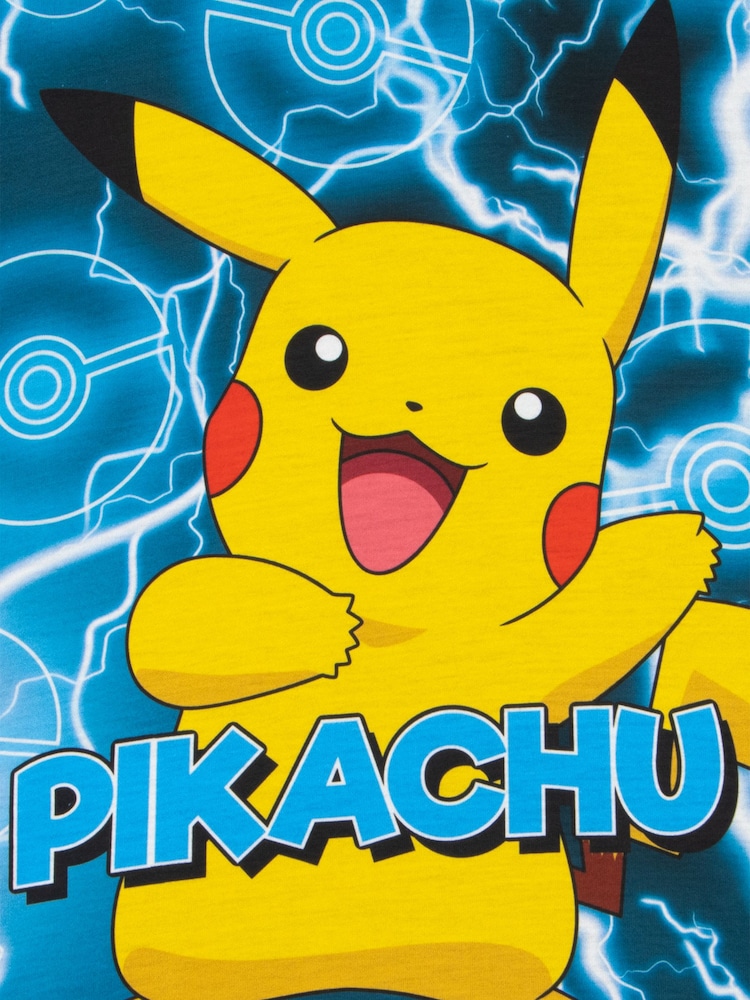 Pokemon Sky Blue Character Sky Blue Pokemon Short Pyjamas - Image 6 of 8