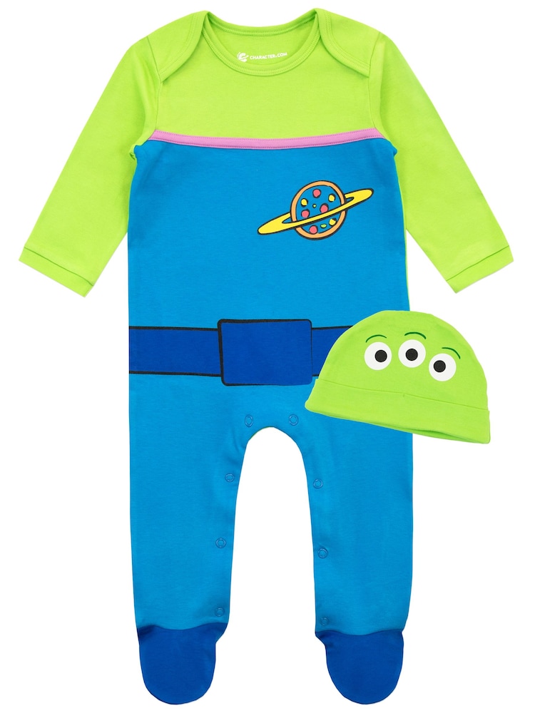 Character Blue Chrome Finding Nemo 100% Cotton Sleepsuit - Image 2 of 4