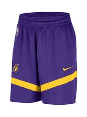Fanatics Purple NBA Los Angeles Lakers Practice Shorts - Image 2 of 4