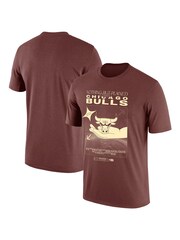 Fanatics NBA Chicago Bulls Move To Zero Team 100% Cotton Brown T-Shirt - Image 1 of 3
