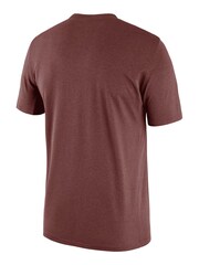 Fanatics NBA Chicago Bulls Move To Zero Team 100% Cotton Brown T-Shirt - Image 3 of 3