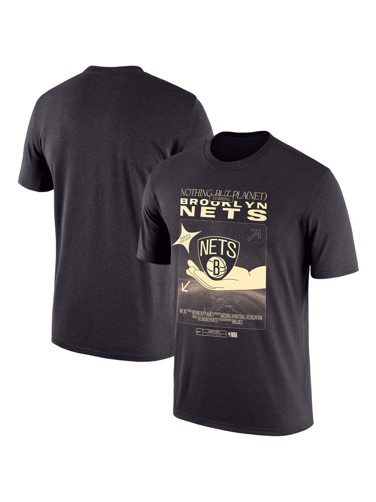 Fanatics NBA Brooklyn Nets Move To Zero Team 100% Cotton Black T-Shirt - Image 1 of 3 Fanatics NBA Brooklyn Nets Move To Zero Team 100% Cotton Black T-Shirt - Image 1 of 3