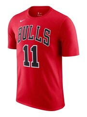 Fanatics Red NBA Chicago Bulls Icon Name And Number 100% Cotton T-Shirt - Demar DeRozen - Image 2 of 3