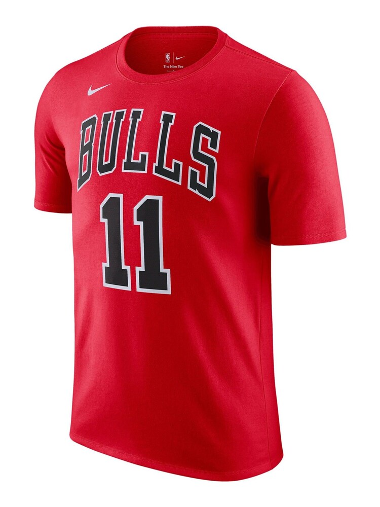 Fanatics Red NBA Chicago Bulls Icon Name And Number 100% Cotton T-Shirt - Demar DeRozen - Image 2 of 3