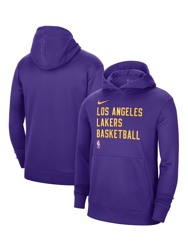 Fanatics Purple NBA Los Angeles Lakers Spotlight Fleece Overhead Hoodie - Image 1 of 3