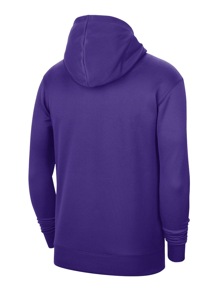 Fanatics Purple NBA Los Angeles Lakers Spotlight Fleece Overhead Hoodie - Image 3 of 3