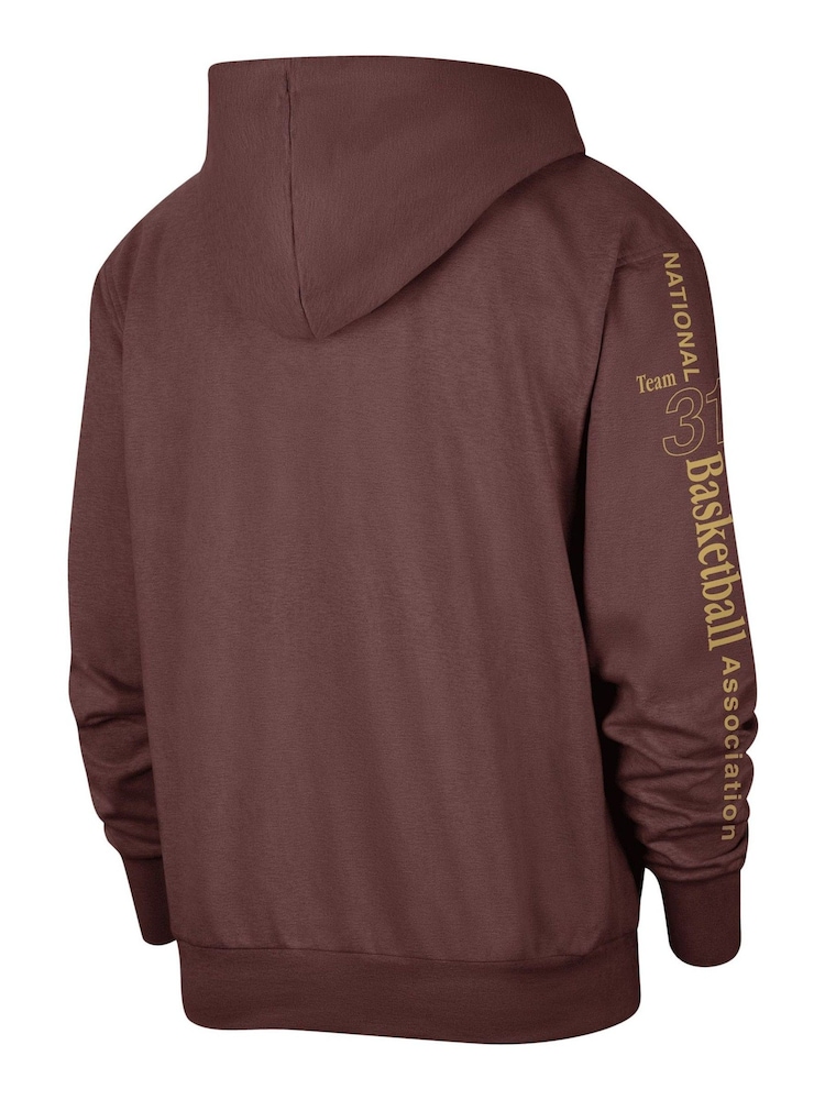 Fanatics NBA Team 31 Overhead Brown Hoodie - Image 3 of 3