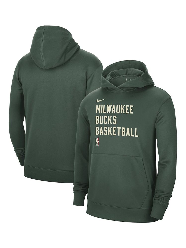 Fanatics Green NBA Milwaukee Bucks Spotlight Fleece Overhead Hoodie - Image 1 of 3