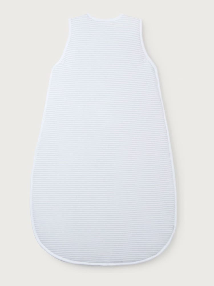 The White Company Blue Blue Cotton Stripe Honey Bear Sleeping Bag 2.5 Tog - Image 4 of 4
