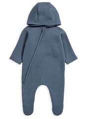 Mamas & Papas Blue Petrol Jacquard Pramsuit - Image 2 of 4
