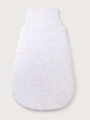 The White Company White Edie Floral Frill Wrapover Sleeping 100% Cotton White Bag - Image 4 of 4