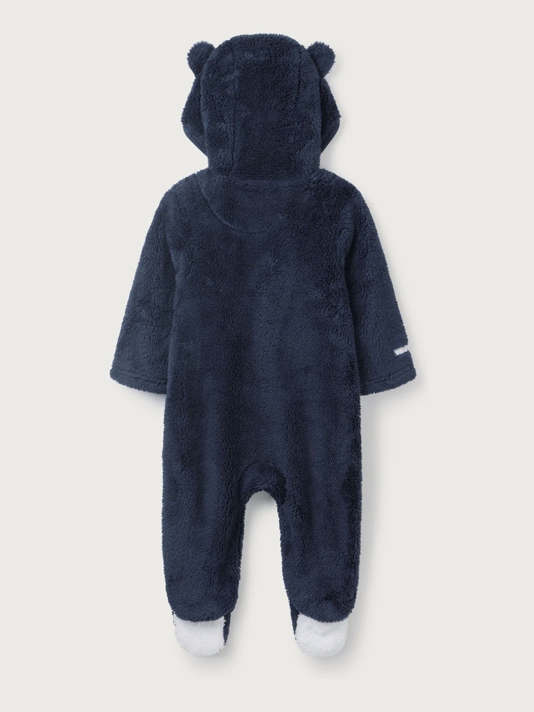 The White Company Fleece-Strampler, Marineblau - Bild 6 von 6 The White Company Fleece-Strampler, Marineblau - Bild 6 von 6