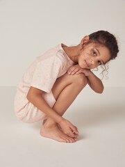 The White Company Cotton Star And Moon 100% Cotton White Pyjamas - Image 1 of 6