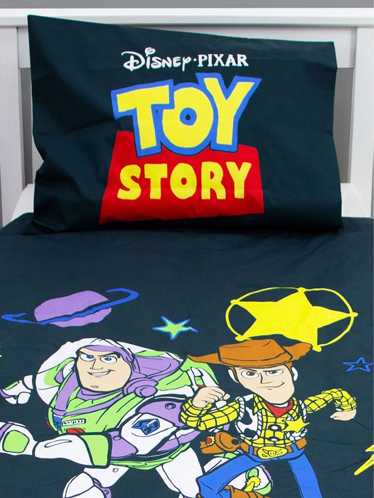 Buy Character Light Blue Toy Story Single 100% Cotton Duvet Cover