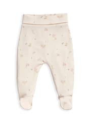 Mamas & Papas Pink 3 Piece Floral My First Outfit 100% Cotton Set - Image 4 of 5