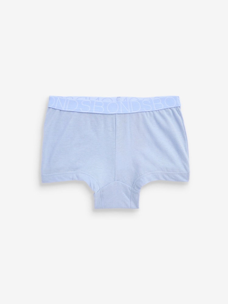 Bonds Purple Mixed Design Shortie 100% Cotton Briefs 5 Pack - Image 2 of 10