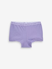 Bonds Purple Mixed Design Shortie 100% Cotton Briefs 5 Pack - Image 6 of 10