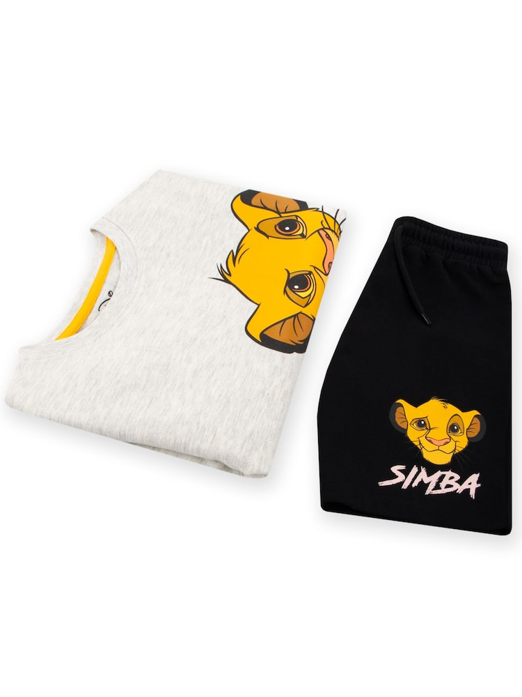 Character Black Lion King 100% Cotton Shorts And T-Shirt Set - Image 12 of 12