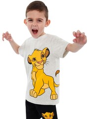 Character Black Lion King 100% Cotton Shorts And T-Shirt Set - Image 3 of 12
