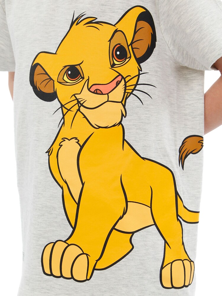 Character Black Lion King 100% Cotton Shorts And T-Shirt Set - Image 4 of 12