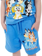 Character Blue 100% Cotton T-Shirt And Shorts Set - Image 12 of 14