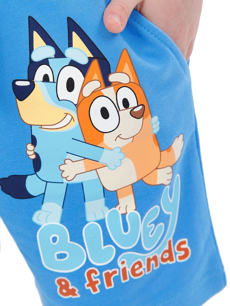 Character Blue 100% Cotton T-Shirt And Shorts Set - Image 14 of 14