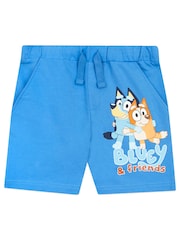 Character Blue 100% Cotton T-Shirt And Shorts Set - Image 4 of 14