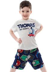 Character Blue Thomas And Friends T-Shirt And Shorts Set - Image 1 of 9