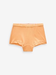 Bonds Orange Mixed Design Shortie 100% Cotton Briefs 5 Pack - Image 5 of 9