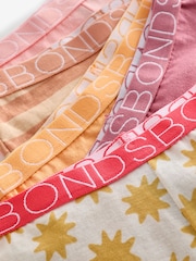 Bonds Orange Mixed Design Shortie 100% Cotton Briefs 5 Pack - Image 6 of 9