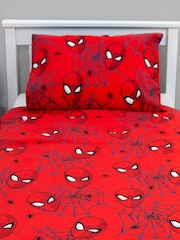 Character Blue Spiderman Single 100% Cotton Duvet Cover and Pillowcase Set - Image 4 of 4