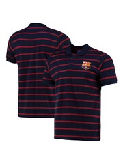 Nike Blue Barcelona Yarn Dye Stripe Polo Shirt - Image 1 of 3