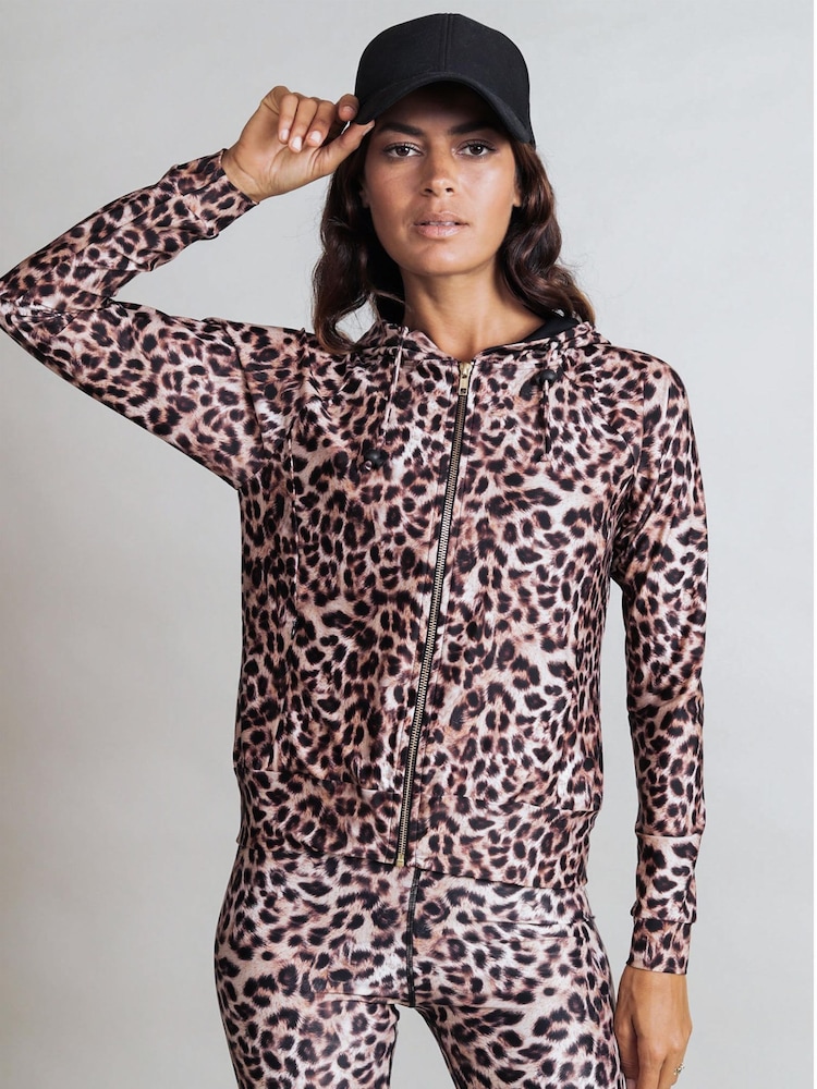 Dancing Leopard Animal Samaya Bomber Jacket - Image 1 of 3
