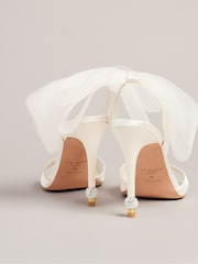 Ted Baker Natural Harinas Oversized Bow Back Sandals - Image 5 of 5