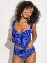Sininen - Pour Moi Sicily Kevyesti pehmustettu Underwired Tankini Top - Kuva 1 / 4