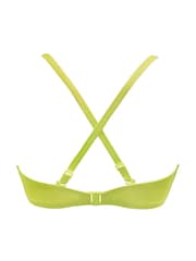 Pour Moi Yellow Santa Cruz Strapless Lightly Padded Underwired Bikini Top - Image 5 of 5
