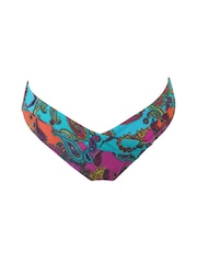 Pour Moi Purple Venice Beach V High Leg Bikini Briefs - Image 3 of 4