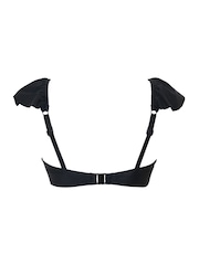 Pour Moi Black Non Padded Bermuda Padded Underwired Bikini Top - Image 5 of 5