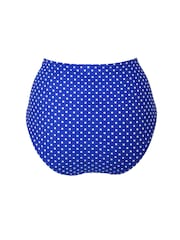 Pour Moi Blue High Waist Sicily Bikini Bottoms - Image 4 of 4