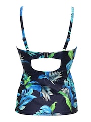 Pour Moi Dark Blue Palermo Underwired Padded Tankini - Image 4 of 4