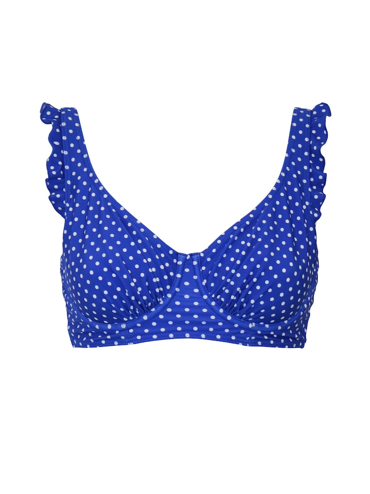 Bleu - Pour Moi Haut long à armatures Sicily Bikini - Image 3 of 4