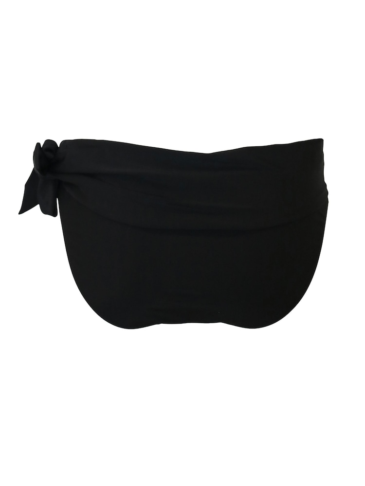 Zwart - Pour Moi Bermuda Frill Bikini Briefs - Image 5 of 5