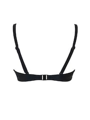 Pour Moi Black Padded Bermuda Padded Underwired Bikini Top - Image 4 of 4