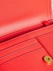 Ted Baker Orange Studded Edge Leather Kahnisa Purse - Image 3 of 5