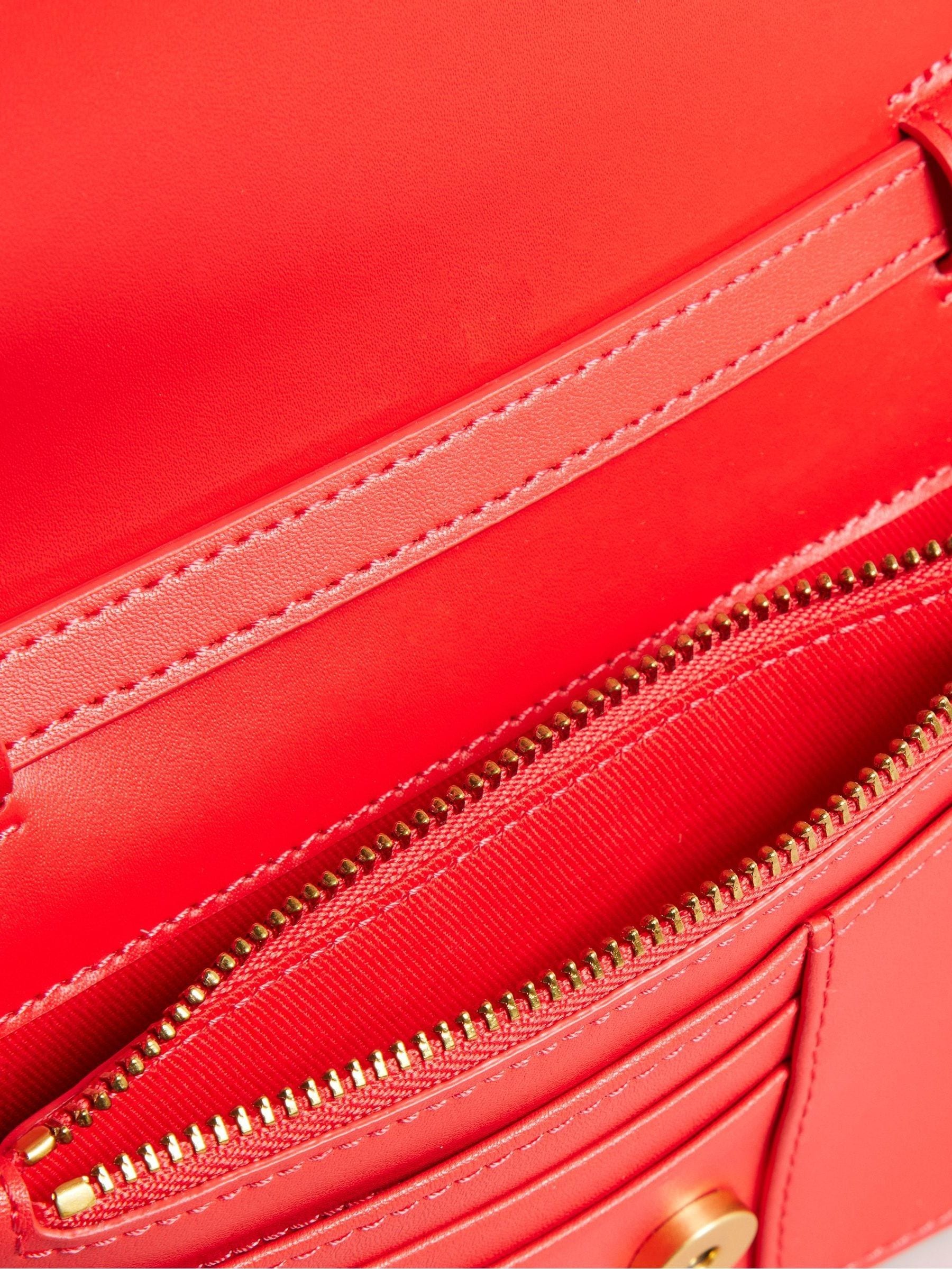 Buy Ted Baker Orange Studded Edge Leather Kahnisa Purse from Next Luxembourg